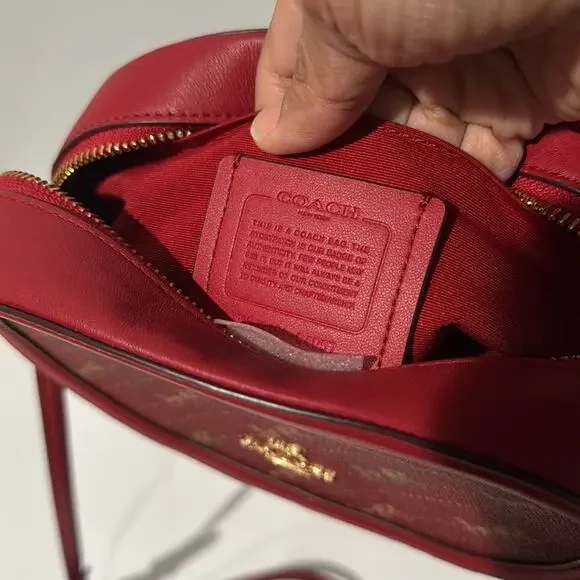 Coach Camera Bag Horse and Carriage Crossbody Leather Holiday Xmas Gift Classic - Picture 6 of 8